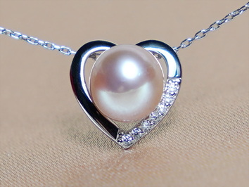 Zlatý přívěsek s růžovou říční perlou WW011WP-FP Zlatý přívěsek s růžovou říční perlou WW011WP-FP