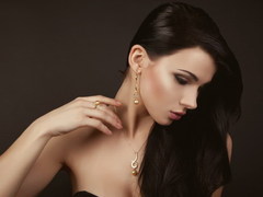 Perlové šperky BC03YS-G šperky zo zlata a perly najvyššia AAA kvalita BC03YS-G