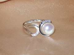 Prsten s perlou BC03SR-WB prsteň s perlou BC03SR-WB BC03SR-WB