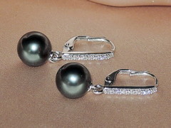 Šperky s tahitskými perlami a brilianty BC110WS-T Perlové náušnice BC024WE-T najvyššia AAA kvalita BC110WS-T