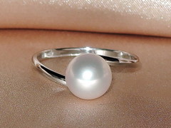 Šperky s perlami BC160WFS-W Prsteň s perlou BC028WFR-W BC160WFS-W