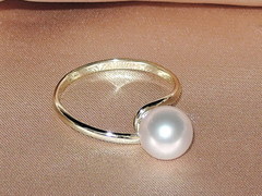 Šperky s perlami BC160YFS-W Prsteň s perlou BC028YFR-W BC160YFS-W