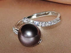 Šperky s perlami BC110WFS-B Prsteň s perlou BC029WFR-B BC110WFS-B