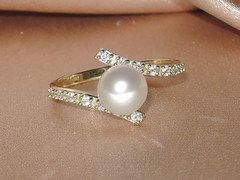 Šperky s perlami BC170YBS-W prsteň s perlou BC027YBR-W BC170YBS-W