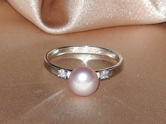 Šperky s perlami BC180WBS-L Prsteň s perlou BC027WBR-L BC180WBS-L