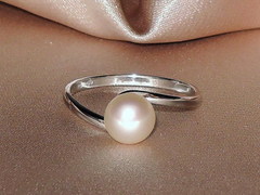 Šperky s perlami BC190WBS-P Prsteň s perlou BC028WBR-P BC190WBS-P