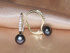 Šperky s perlami BC170YBS-B Perlové náušnice BC021YBE-B BC170YBS-B