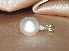 Šperky s perlami BC180YBS-W prívesok s perlou BC026YBP-W BC180YBS-W