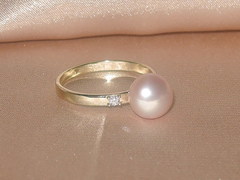 Šperky s perlami BC180YBS-L Prsteň s perlou BC027YBR-L BC180YBS-L