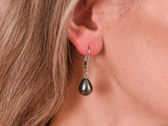 Zlaté náušnice s tahitskými perlami TDWE100H Náušnice s tahitskými perlami TDWE100H TDWE100H