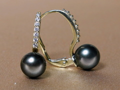 Perlové náušnice tahitské perly AA+ v zlatě BC021YE-TAA+ BC021YE-TAA+2.JPG BC021YE-TAA+