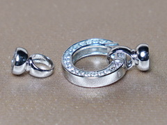 Elegantní stříbrný perlový uzávěr kruh K03 Elegantný strieborný perlový uzáver kruh K03.2.JPG K03