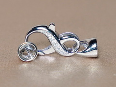Elegantní stříbrný perlový uzávěr NEKONEČNO K02 K02 Elegantný strieborný perlový uzáver nekonečno K02.1.JPG K02