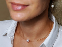 Mořská akoya perla na 18K zlatém lanku WW01YN-A Morská akoya perla na zlatom lanku WW01YN-A 1.JPG WW01YN-A