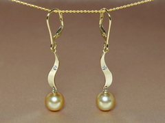 Zlaté náušnice s perlami Jižního Pacifiku BC04YE-G Náušnice s perlami Južného Pacifiku a briliantmi BC04YE-G.1.JPG BC04YE-G