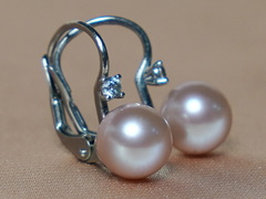 Stříbrné náušnice s pravými perlami AAA BC022SE-L Perlové náušnice BC022SE-L.1.JPG BC022SE-L