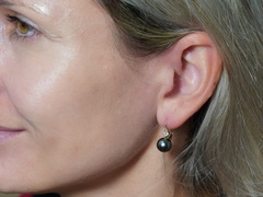 Perlové náušnice černé tahitské perly AAA DS222YE-T Perlové náušnice DS222YE-T.3.JPG DS222YE-T