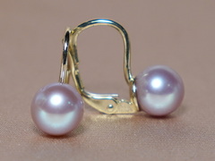 Perlové náušnice sladkovodní perly ve 14K zlatě DS701YFE-L Perlové náušnice pravé riečne perly v 14K zlate DS701YFE-L.1.JPG DS701YFE-L