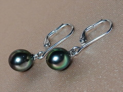 Zlaté náušnice s tahitskými perlami TDWE100H Perlové náušnice tahitské perly TDWE100H-1.JPG TDWE100H