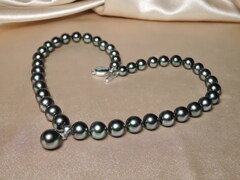 Perlový náhrdelník pravé tahitské perly TPN008 Perlový náhrdelník TPN008.jpg TPN008