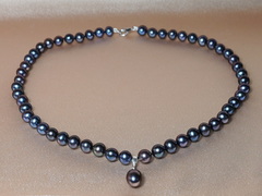 Perlový náhrdelník černé perly NRSNP7585AAAbK Perlový náhrdelník čierne perly NRSNP7580AAAbK.1.JPG NRSNP7585AAAbK