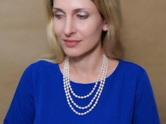 Třířadý perlový náhrdelník TON06AA+wJ Trojradový perlový náhrdelník TON06AA+wJ-1.JPG TON06AA+wJ