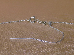 Stříbrný náhrdelník s pravou bílou říční perlou 8mm RP888wM Zlatá retiazka AUCHP05 s nastaviteľnou dĺžkou.1.JPG RP888wM