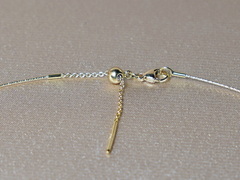 Mořská akoya perla na 18K zlatém lanku WW01YN-A Zlaté lanko BN01Y-1.JPG WW01YN-A