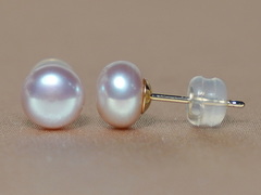 14K zlaté napichovací perlové náušnice LSE14YG Zlaté napichovacie perlové náušnice LSE14YG.1.JPG LSE14YG