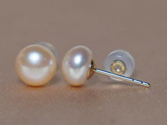 14K zlaté napichovací perlové náušnice PSE14YG Zlaté napichovacie perlové náušnice PSE14YG.2.JPG PSE14YG