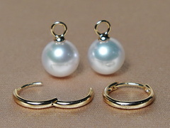 Zlaté náušnice 14K z japonských akoya perel WW017YE-A Zlaté náušnice 14K s japonskou akoya perlou WW017YE-A.2.JPG WW017YE-A