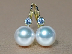 Zlaté náušnice 14K s perlami Jižního Pacifiku DS222YE-W Zlaté náušnice 14K s perlami Južného Pacifiku DS222YE-W.2.JPG DS222YE-W