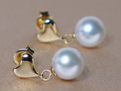 Zlaté náušnice se sladkovodními perlami WW03YHE-FW Zlaté náušnice s morskými perlami WW03YHE-FW-1.JPG WW03YHE-FW