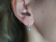 Zlaté náušnice 14K s japonskými akoya perlami WW015YE-A Zlaté náušnice s perlami WW015YE-A-3.JPG WW015YE-A