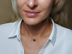 Tahitská perla na zlatém řetízku TPN777AA+yG Zlatý náhrdelník s čiernou tahitskou perlou TPN777AAAyG-4.JPG TPN777AA+yG