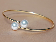 Zlatý náramek 18K s japonskými akoya perlami AAA WW08YB-AA Zlatý perlový náramok WW08YB-AA.1.JPG WW08YB-AA