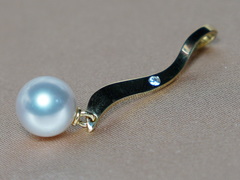 Perlové šperky BC04YS-W Zlatý prívesok s perlou Južného Pacifiku BC04YP-W.JPG BC04YS-W