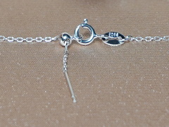 Stříbrný náramek s pravou perlou B123SwU predlžovacia retiazka náramok.JPG B123SwU