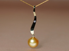 Zlatá souprava šperků s perlami Jižního Pacifiku BC04YS-G privesok-s-perlou-bc04yp-g.jpg BC04YS-G