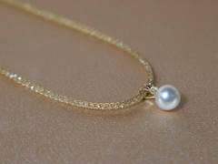 Přívěsek s pravou říční perlou BC025YFP-W zlatý prívesok so zirkónom na mesh retiazke BC025MCH.JPG BC025YFP-W